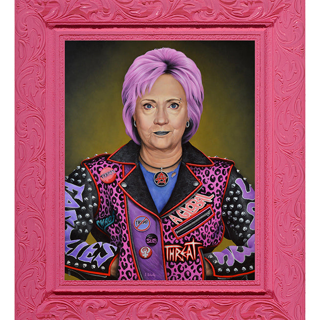 Scott Scheidly - "Punk Hillary" - Spoke Art