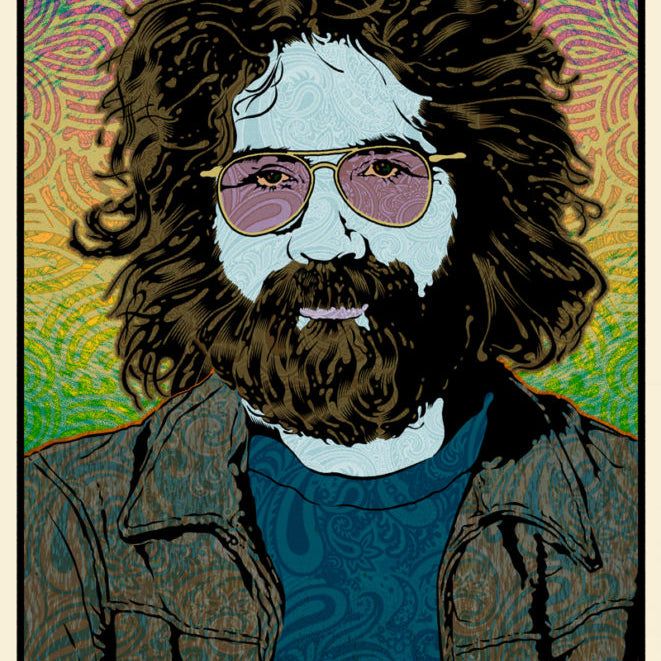 Chuck Sperry - "Jerry Garcia (Summer)" - Spoke Art