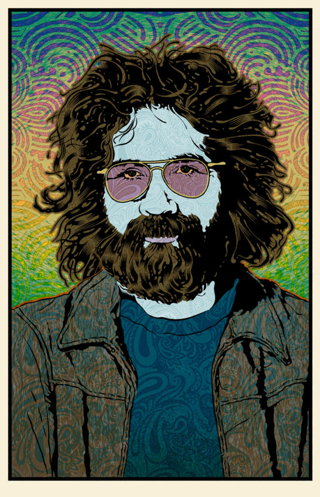 Chuck Sperry - "Jerry Garcia (Summer)" - Spoke Art