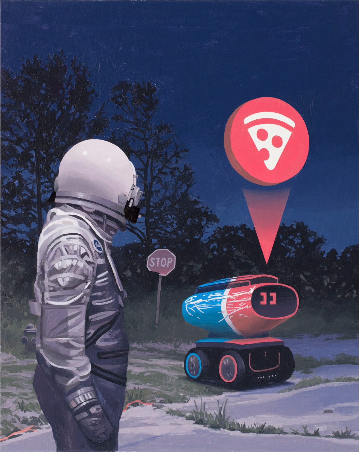 Scott Listfield - "Pizzabot" - Spoke Art