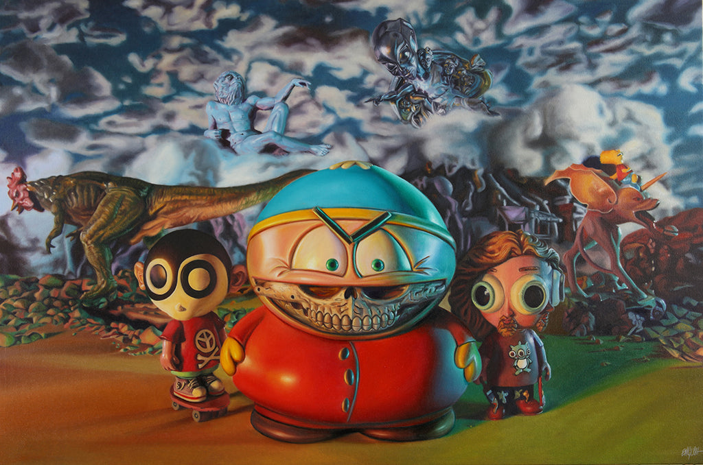 Ron English - "Cartman's Cartoon Realism" - Spoke Art