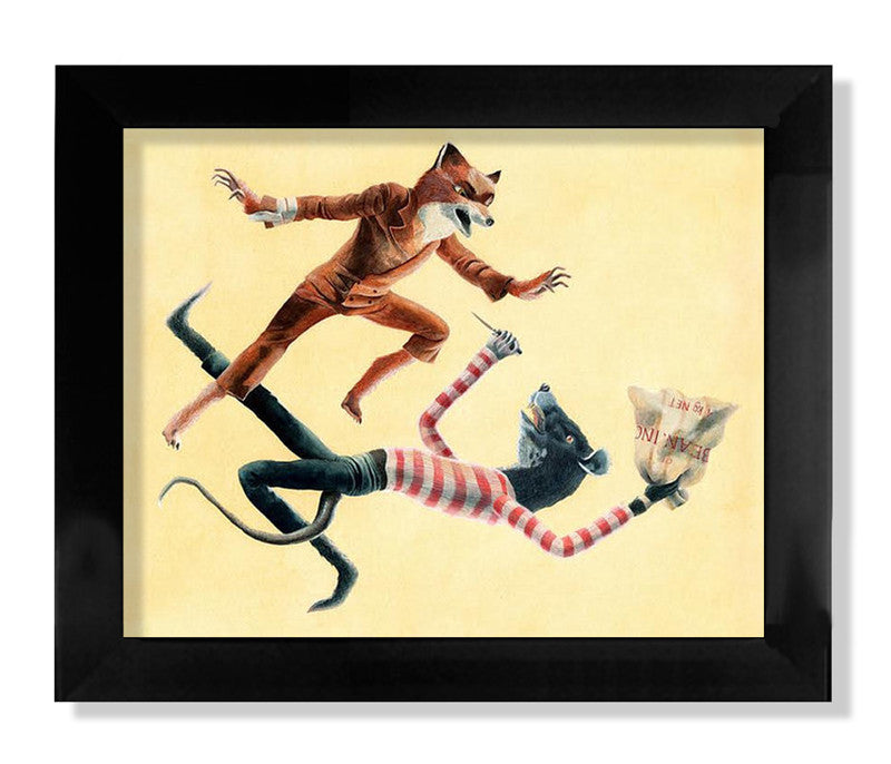 Maryanna Hoggatt - "Fox vs. Rat" - Spoke Art