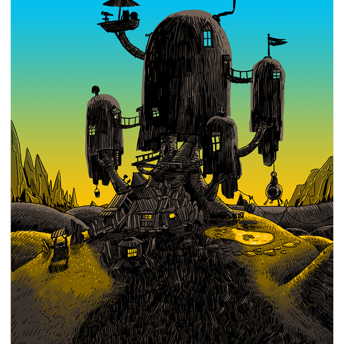 Tim Doyle - "Dawn over Ooo" - Spoke Art