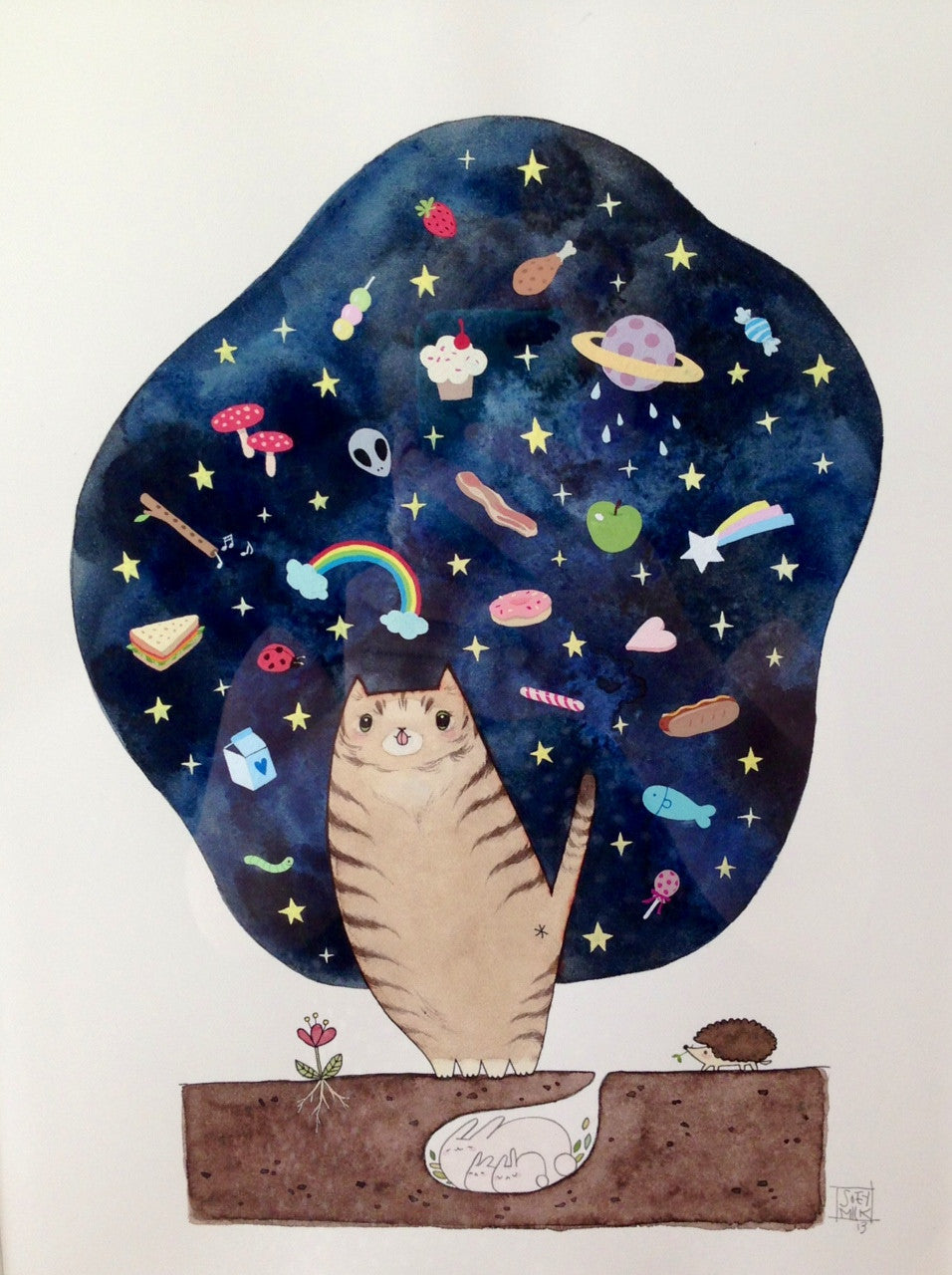 Soey Milk - "Awesome Shit in Space" - Spoke Art