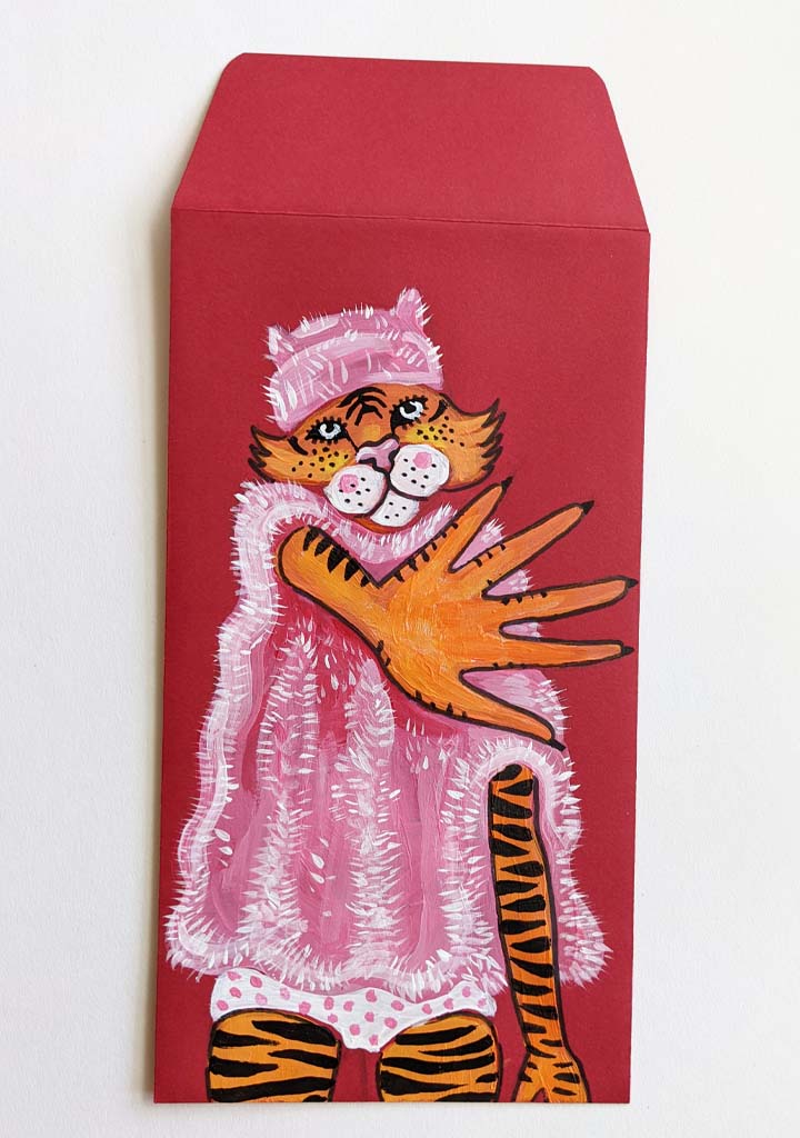 Julia Oldham - "TigTok Tiger in Pink" - Spoke Art