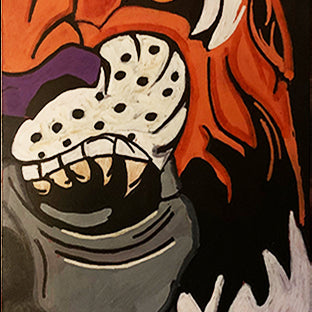 Kush Wright - "Tiger Skull" - Spoke Art