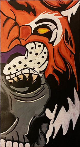 Kush Wright - "Tiger Skull" - Spoke Art