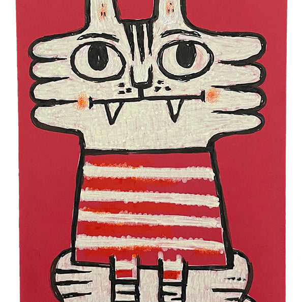 Gemma Correll - "Stripes on Stripes 1" - Spoke Art