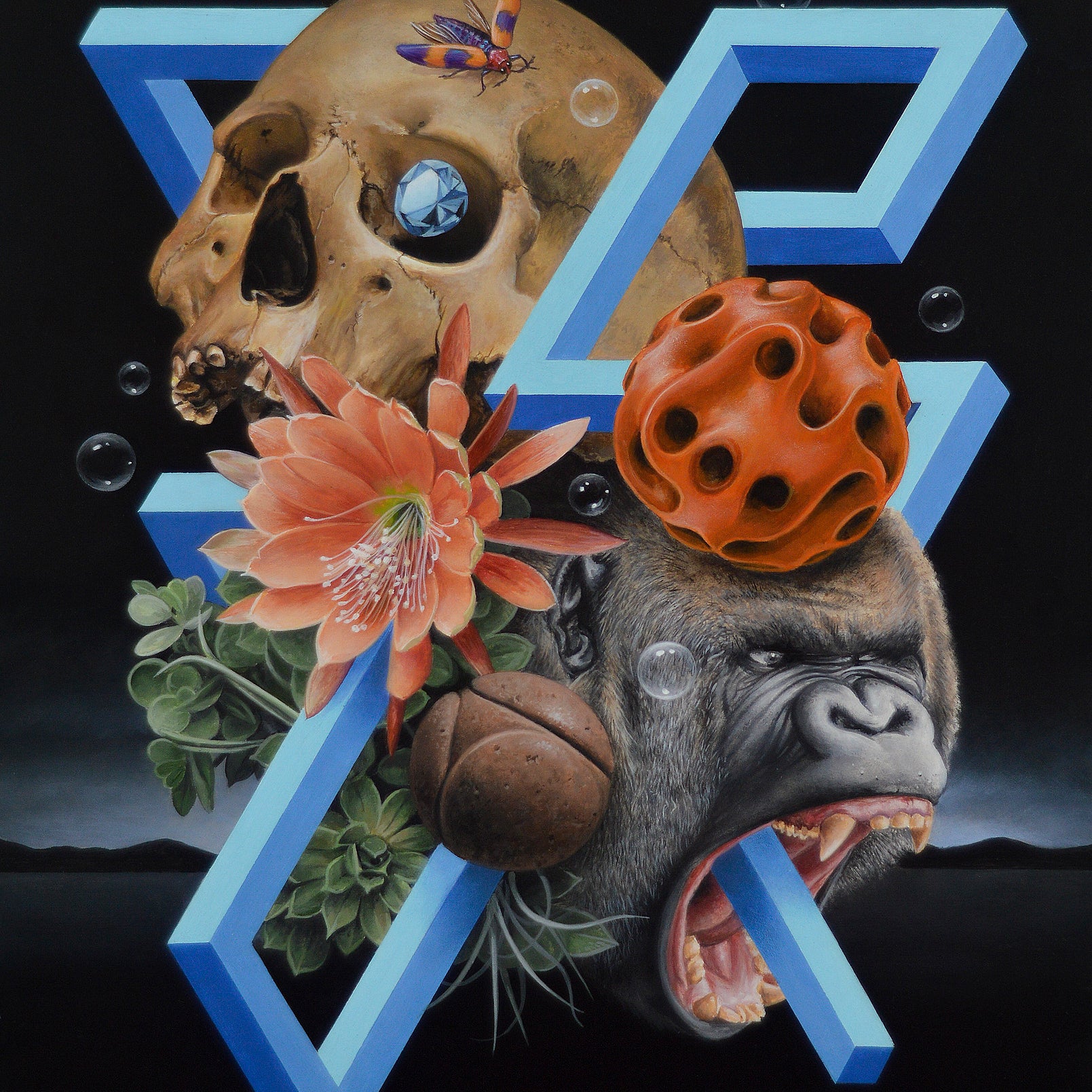 Scott Scheidly - "Entanglement #17" - Spoke Art