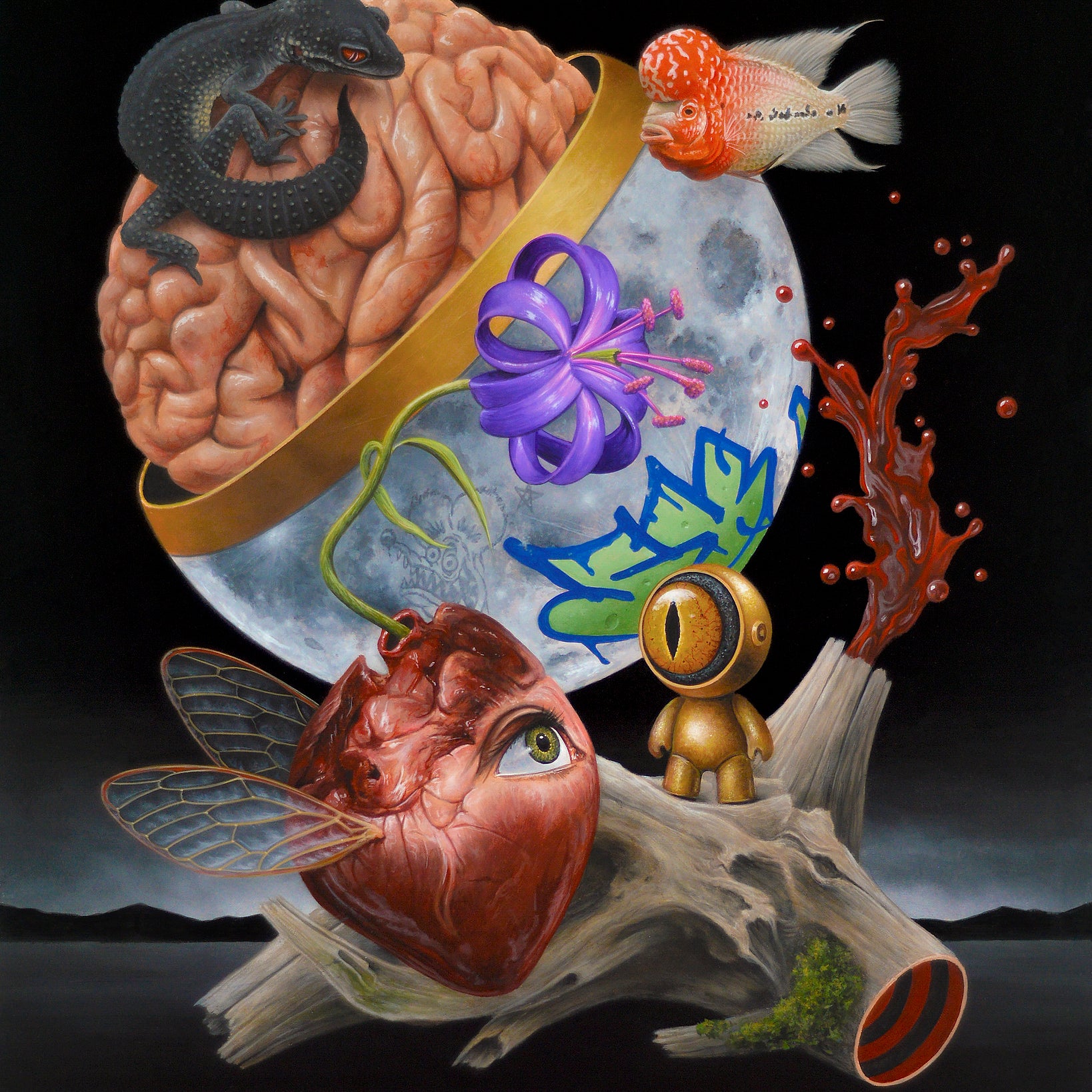 Scott Scheidly - "Entanglement #11" - Spoke Art