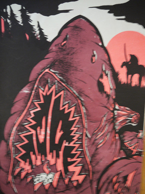 Shark Toof - Purple Halloween Print - Spoke Art