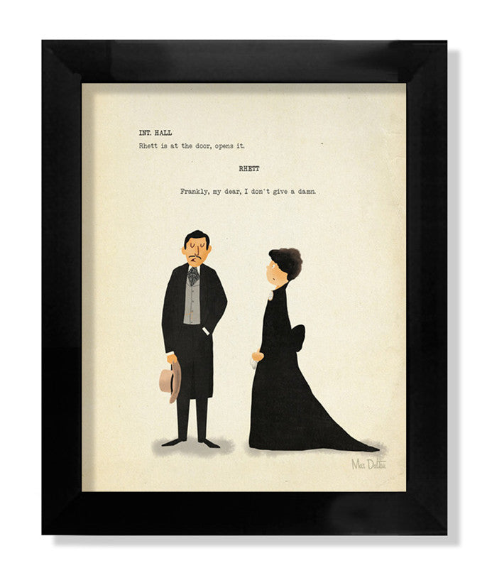 Max Dalton - "Frankly, My Dear, I Don't Give a Damn" - Spoke Art