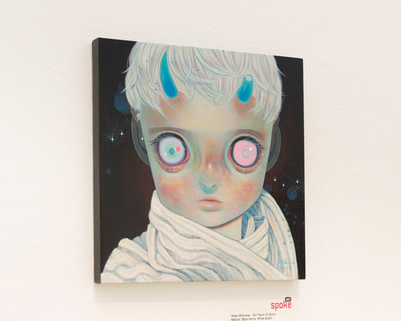Hikari Shimoda - "Aoi Tsuno To Shiroi Mafura" - Spoke Art