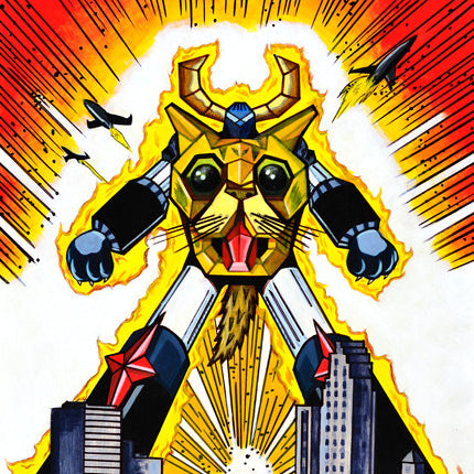 Joemur - "They will protect you: Lil Bub as Gaiking" - Spoke Art