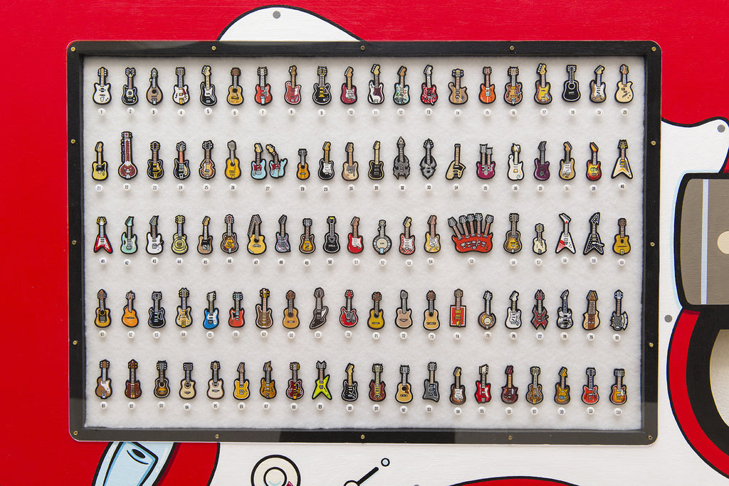 "100 Guitars" - Spoke Art