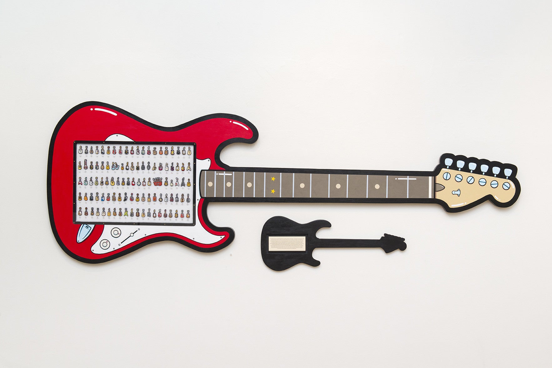 "100 Guitars" - Spoke Art