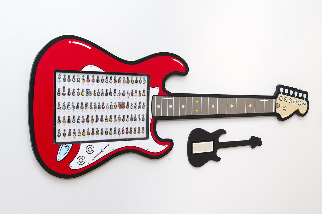 "100 Guitars" - Spoke Art