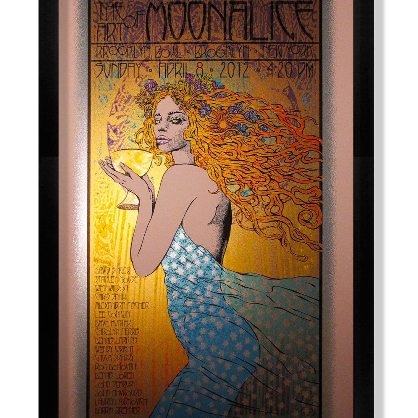 Chuck Sperry - "The Art of Moonalice, 'The Grail', Brooklyn Bowl, 2012" - Spoke Art