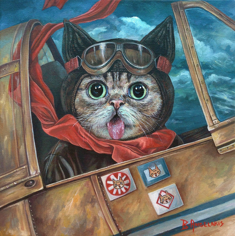 Brianna Angelakis - "Lil Bub Takes Flight" - Spoke Art