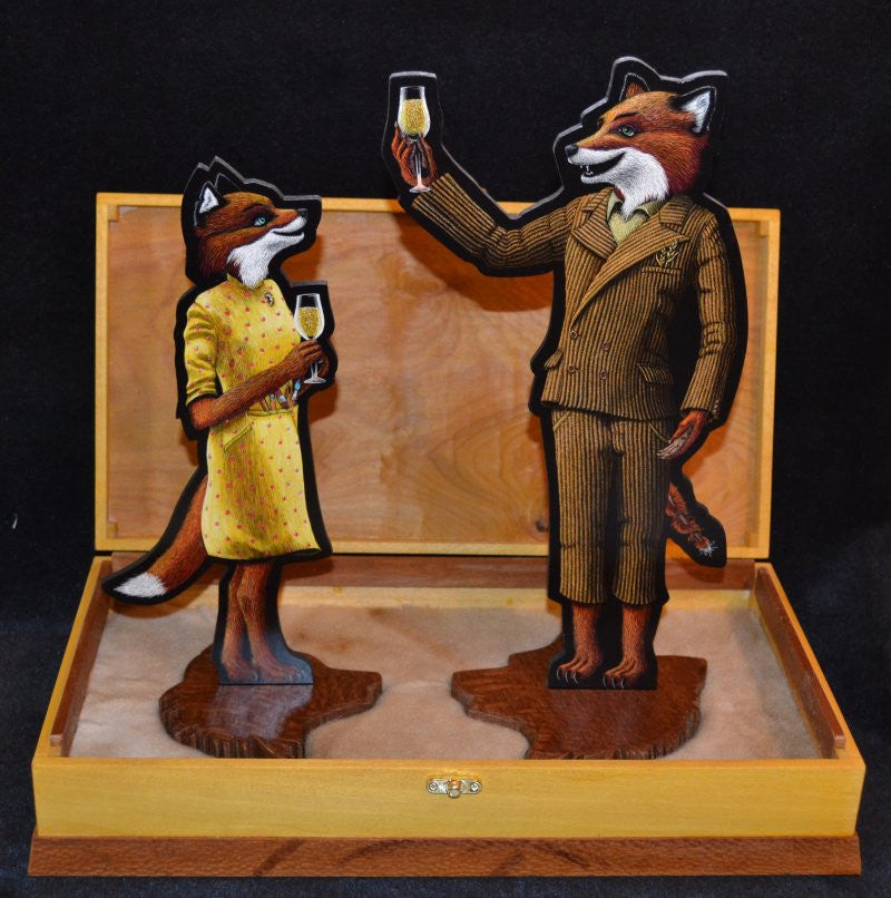 Tapecat - "Mr. and Mrs. Fox Action Figure Playset" - Spoke Art