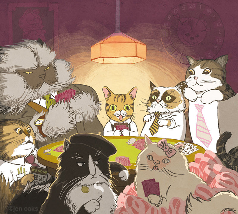 Jen Oaks - "The Cat Pack" - Spoke Art