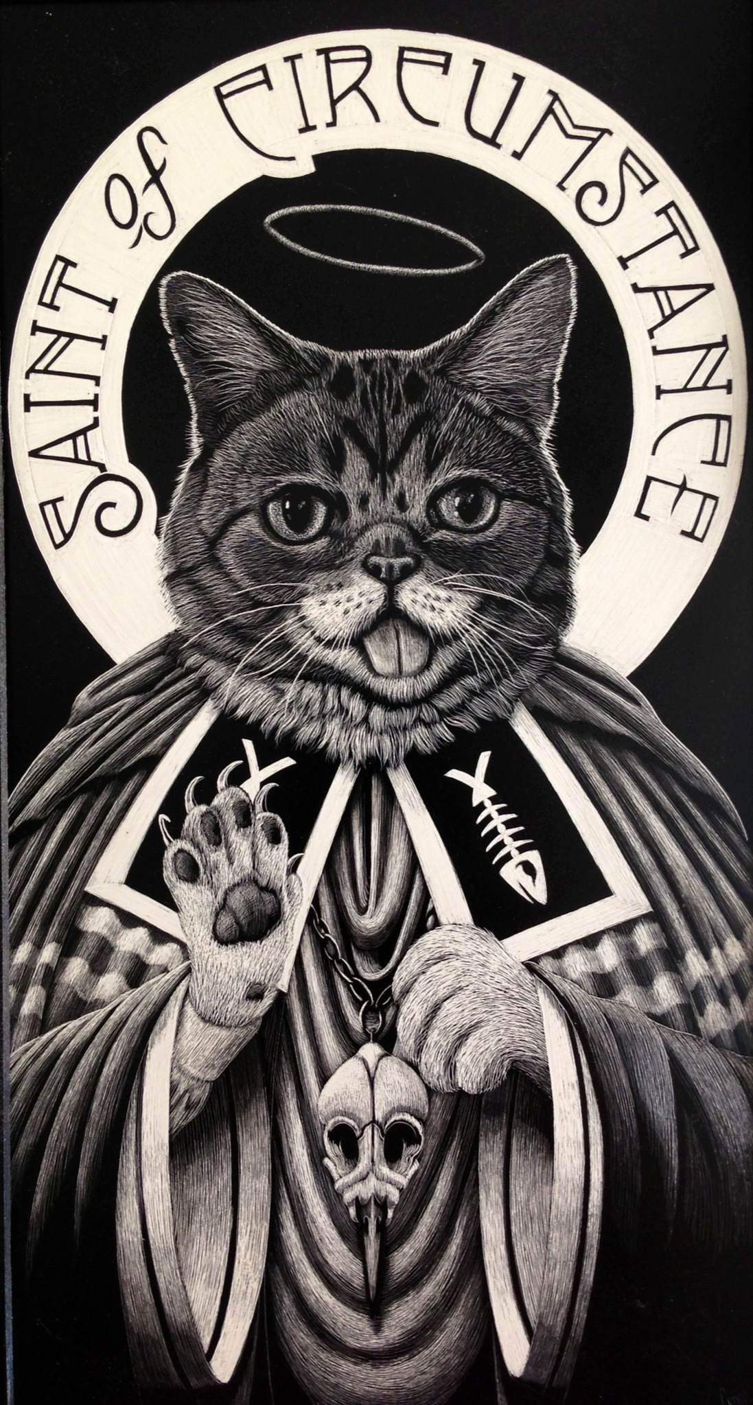 Craig Tapecat McCudden - "Lil Saint Bub - The Good" - Spoke Art