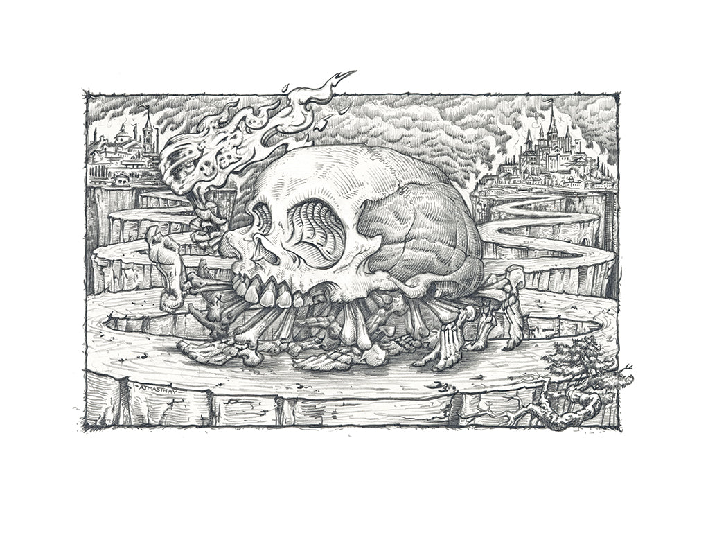 A.J. Masthay - "Neither Here Nor There (graphite)" - Spoke Art