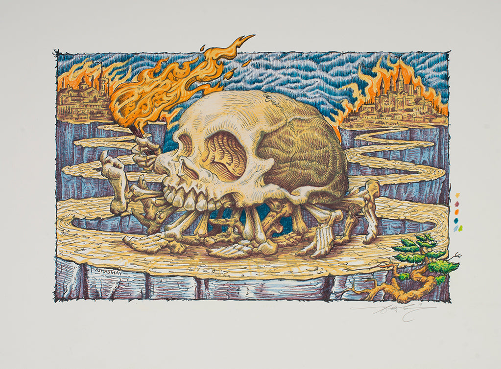 A.J. Masthay - "Neither Here Nor There (pastel)" - Spoke Art