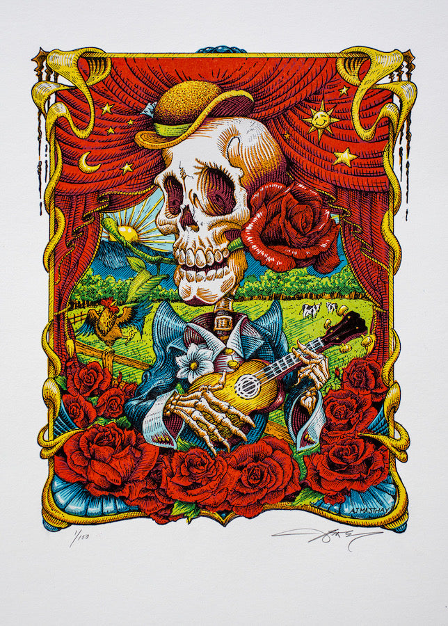 AJ Masthay - "The Vagabond Minstrel" - Spoke Art