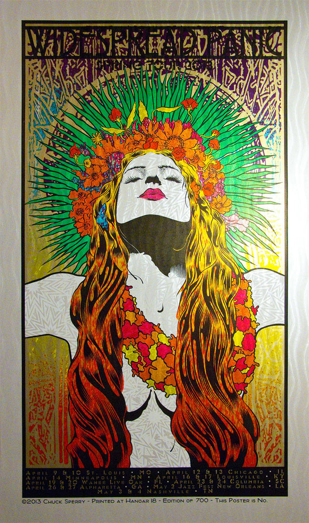 Chuck Sperry - Widespread Panic • Spring Tour 2013 (Alabaster Lady) - Spoke Art
