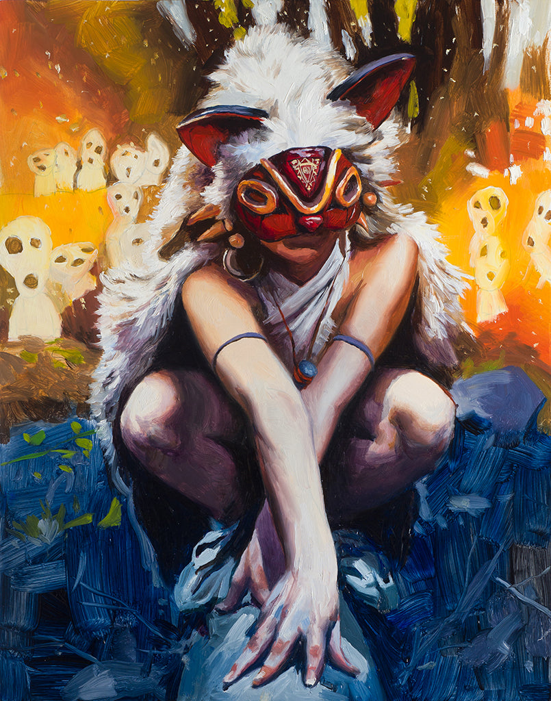 Adam Caldwell - "San and Kodamas" - Spoke Art
