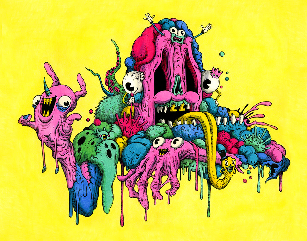 Alex Pardee - "Sweathog" Print - Spoke Art