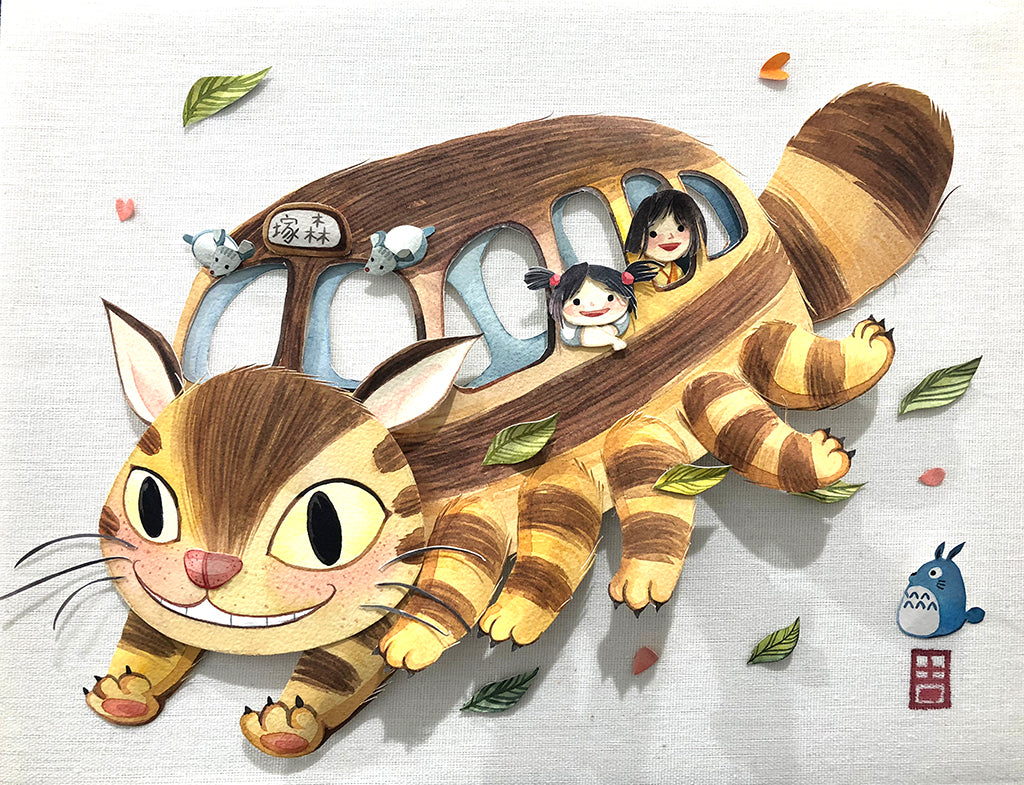 Alina Chau - "Cat Bus" - Spoke Art