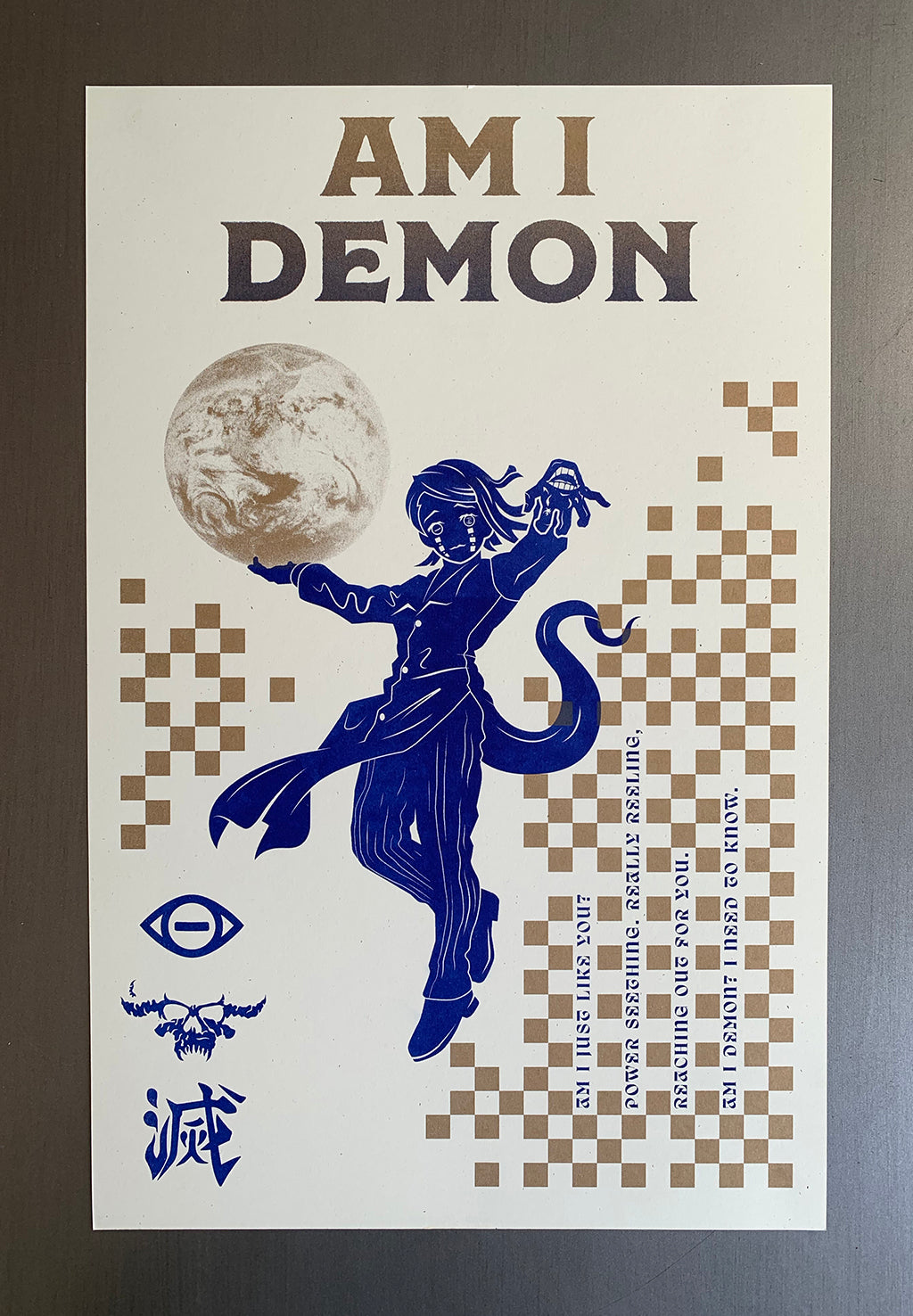 Derek Ballard - "Am I Demon?" Print - Spoke Art