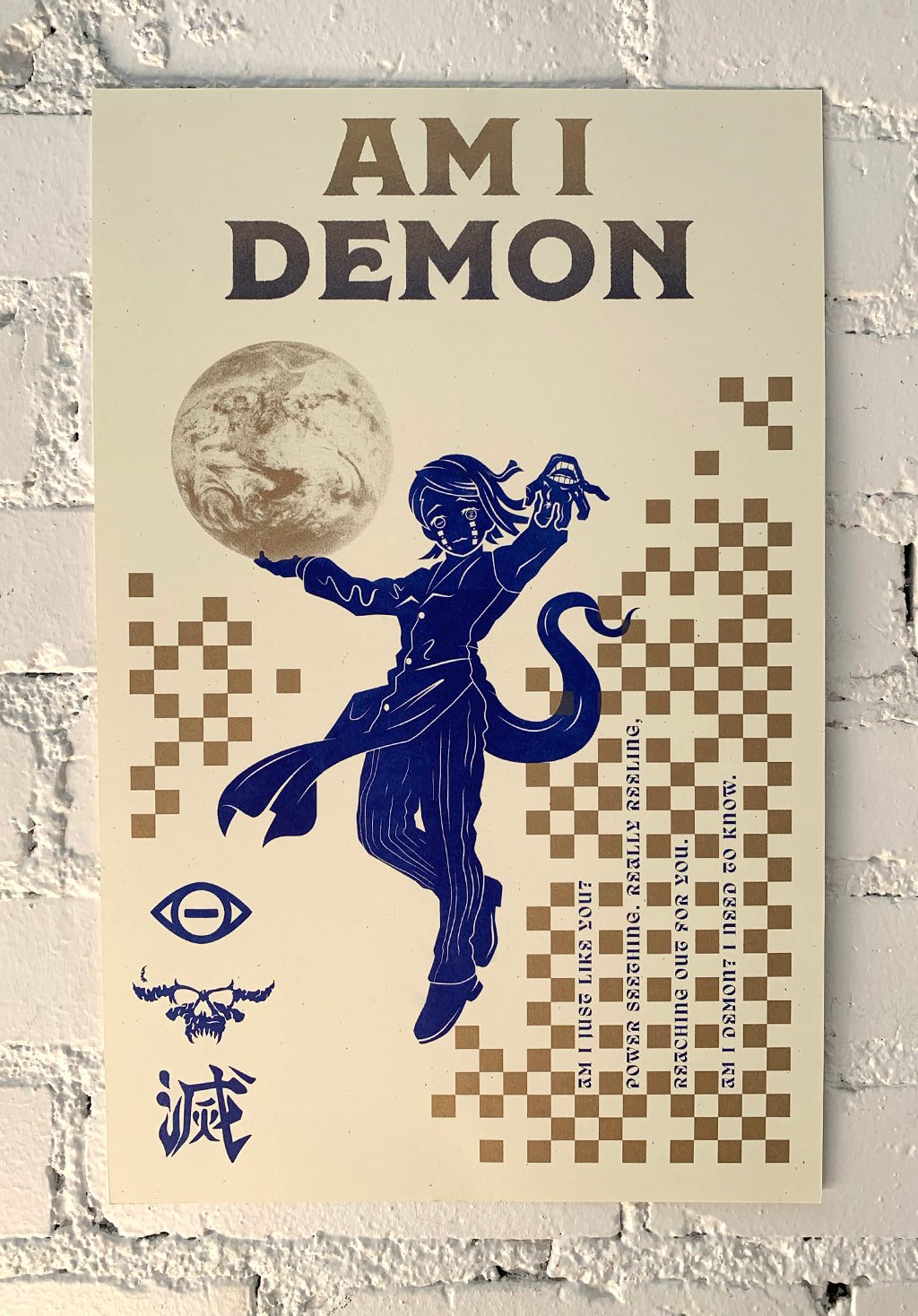 Derek Ballard - "Am I Demon?" Print - Spoke Art