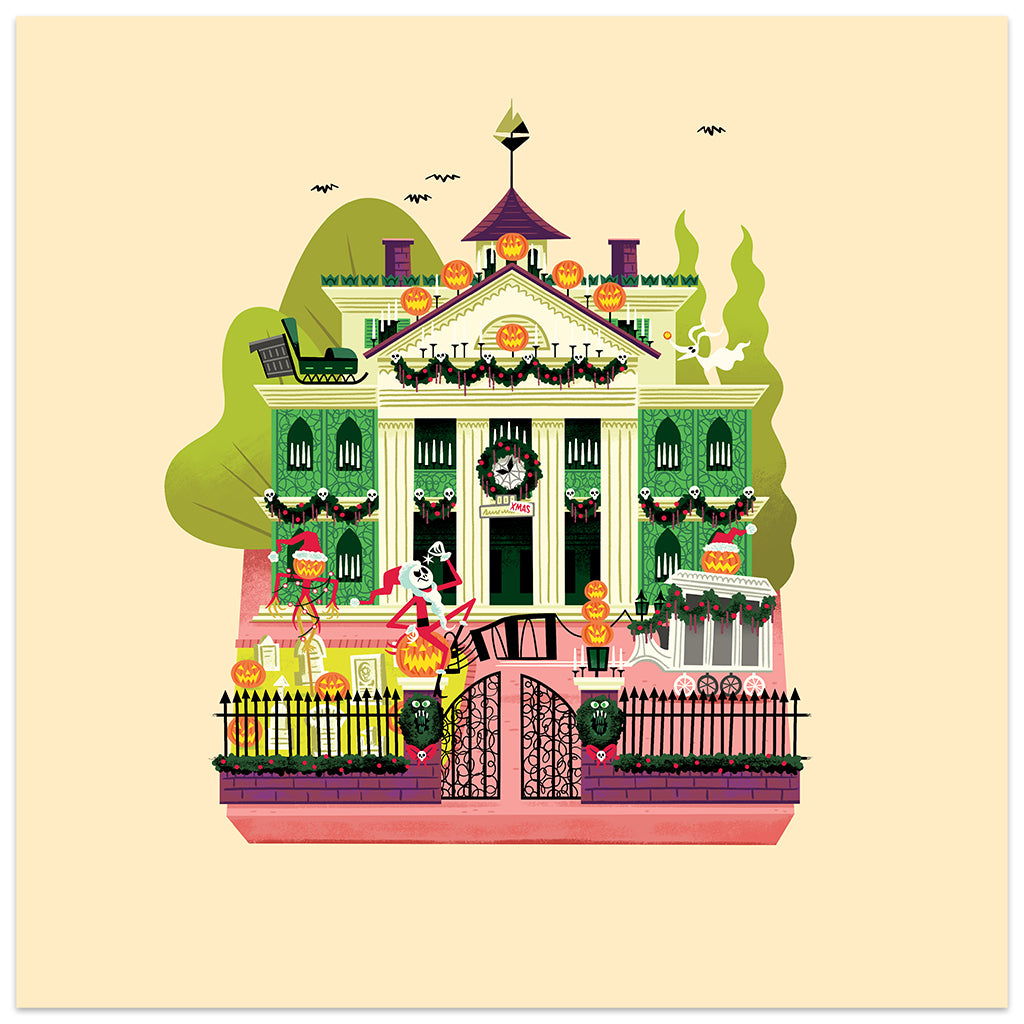 Andrew Kolb - "Teeny Tiny Mansion" prints - Spoke Art