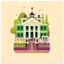 Andrew Kolb - "Teeny Tiny Mansion" prints - Spoke Art