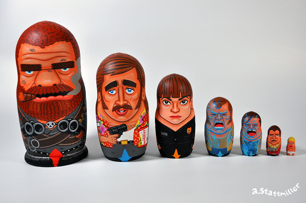 Andy Stattmiller - "Raising Arizona Nesting Dolls" - Spoke Art