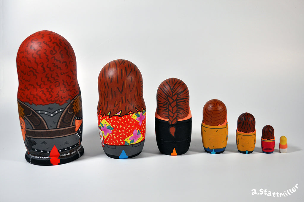 Andy Stattmiller - "Raising Arizona Nesting Dolls" - Spoke Art