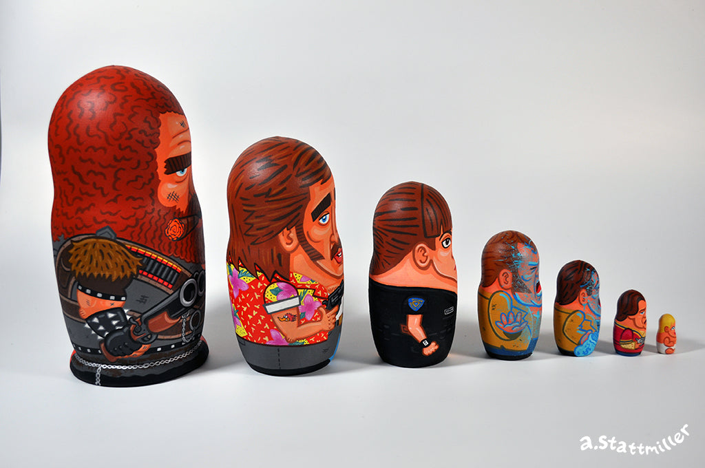 Andy Stattmiller - "Raising Arizona Nesting Dolls" - Spoke Art