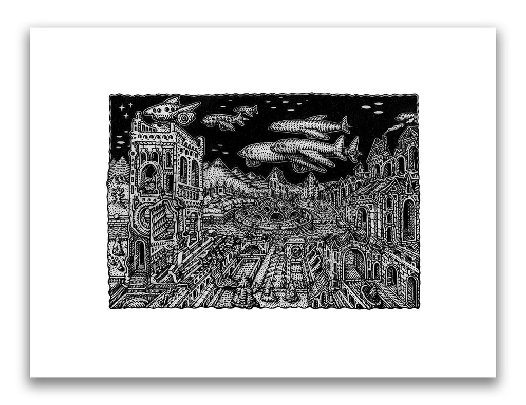 David Welker - "The Aqueduct" (print) - Spoke Art