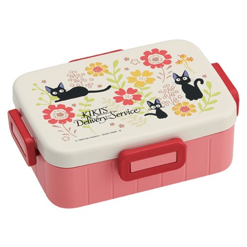 "Kiki's Delivery Service" Traditional Jiji and Flower Bento Box with Divider - Spoke Art