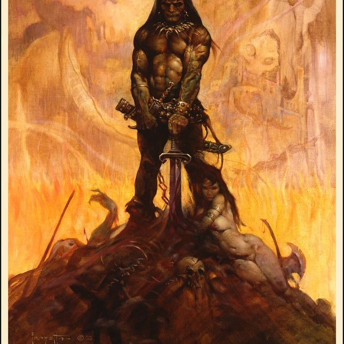 Frank Frazetta - "Barbarian" - Spoke Art