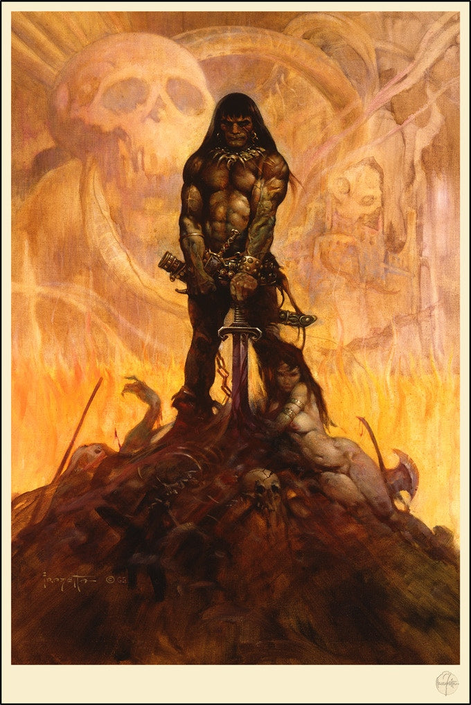 Frank Frazetta - "Barbarian" - Spoke Art