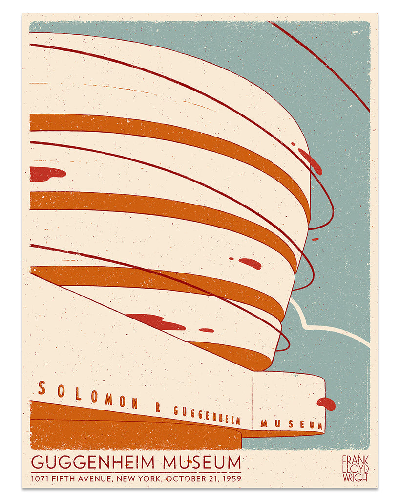 Bartosz Kosowski Guggenheim Museum Lloyd Wright limited edition regular print
