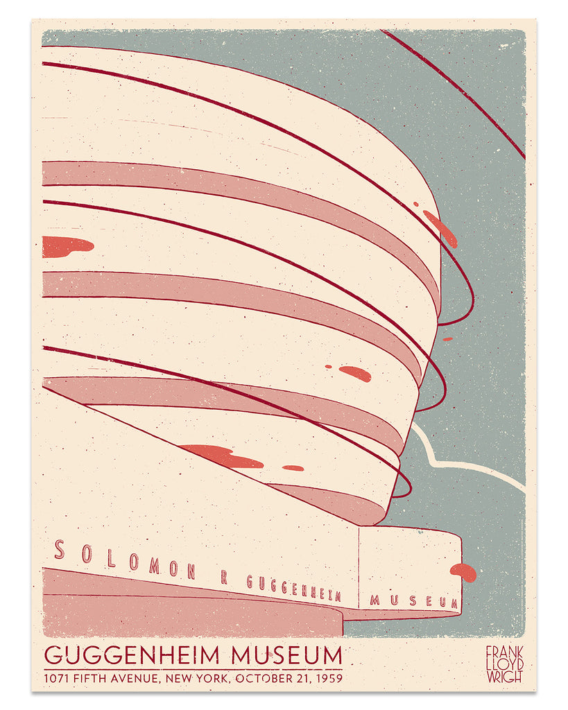 Bartosz Kosowski Guggenheim Museum Lloyd Wright limited edition variant 2print