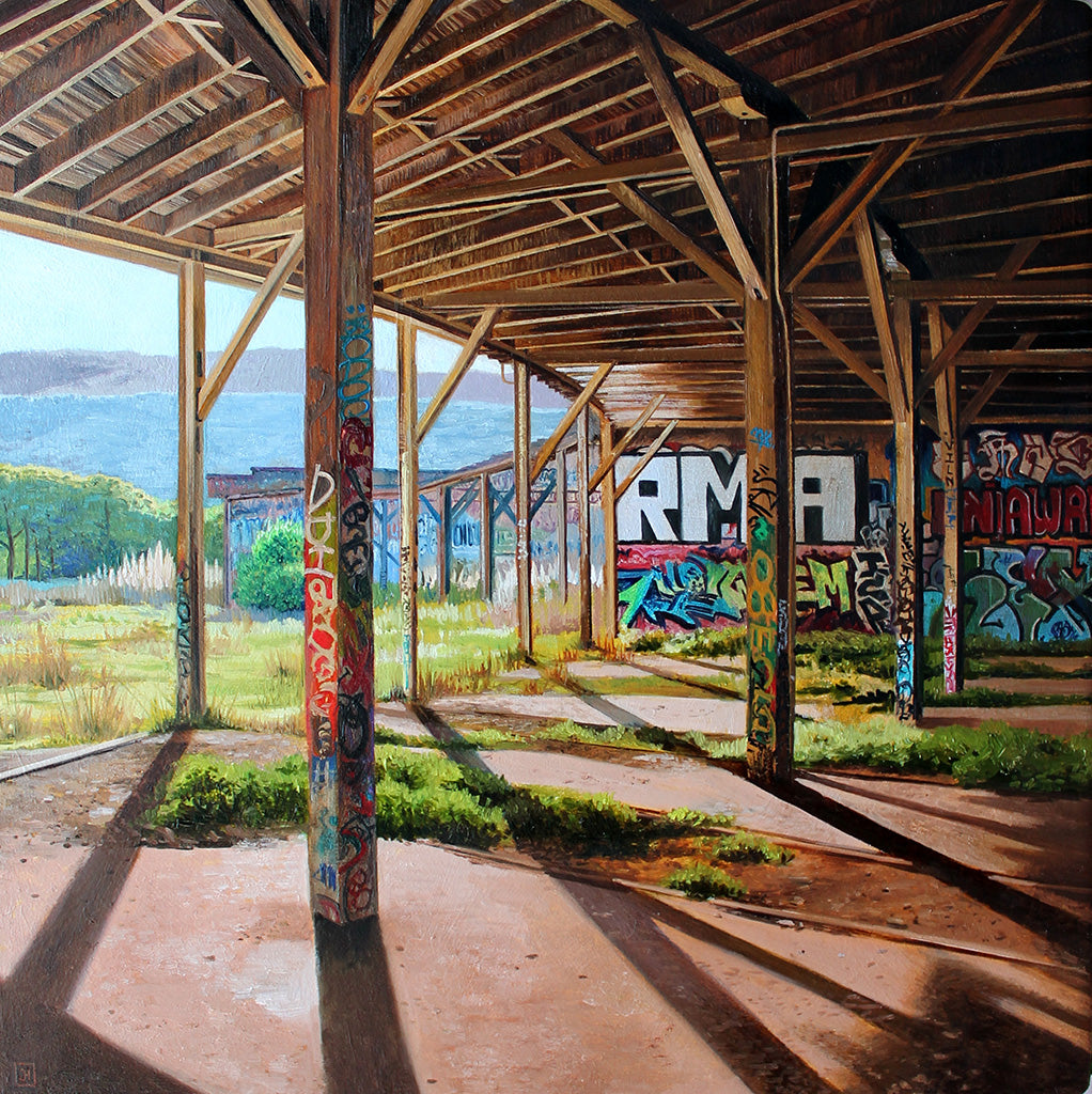 Jessica Hess - "Bayshore Roundhouse I" - Spoke Art