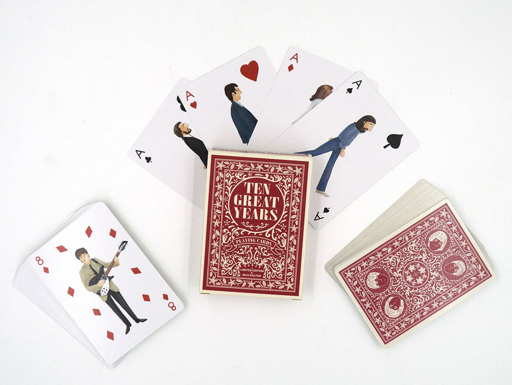 Max Dalton - "The Beatles Ten Great Years Playing Cards" - Spoke Art