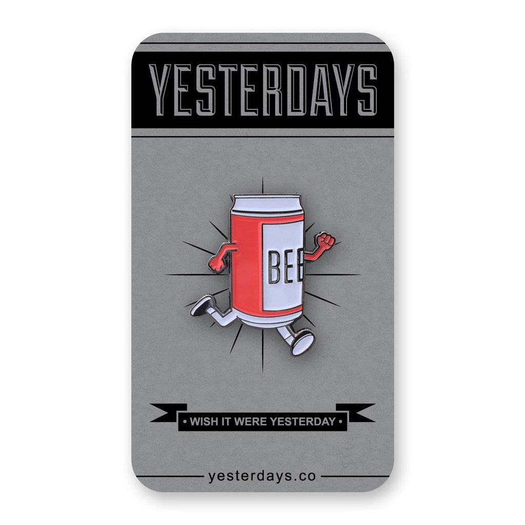Beer Run Enamel Pin - Spoke Art