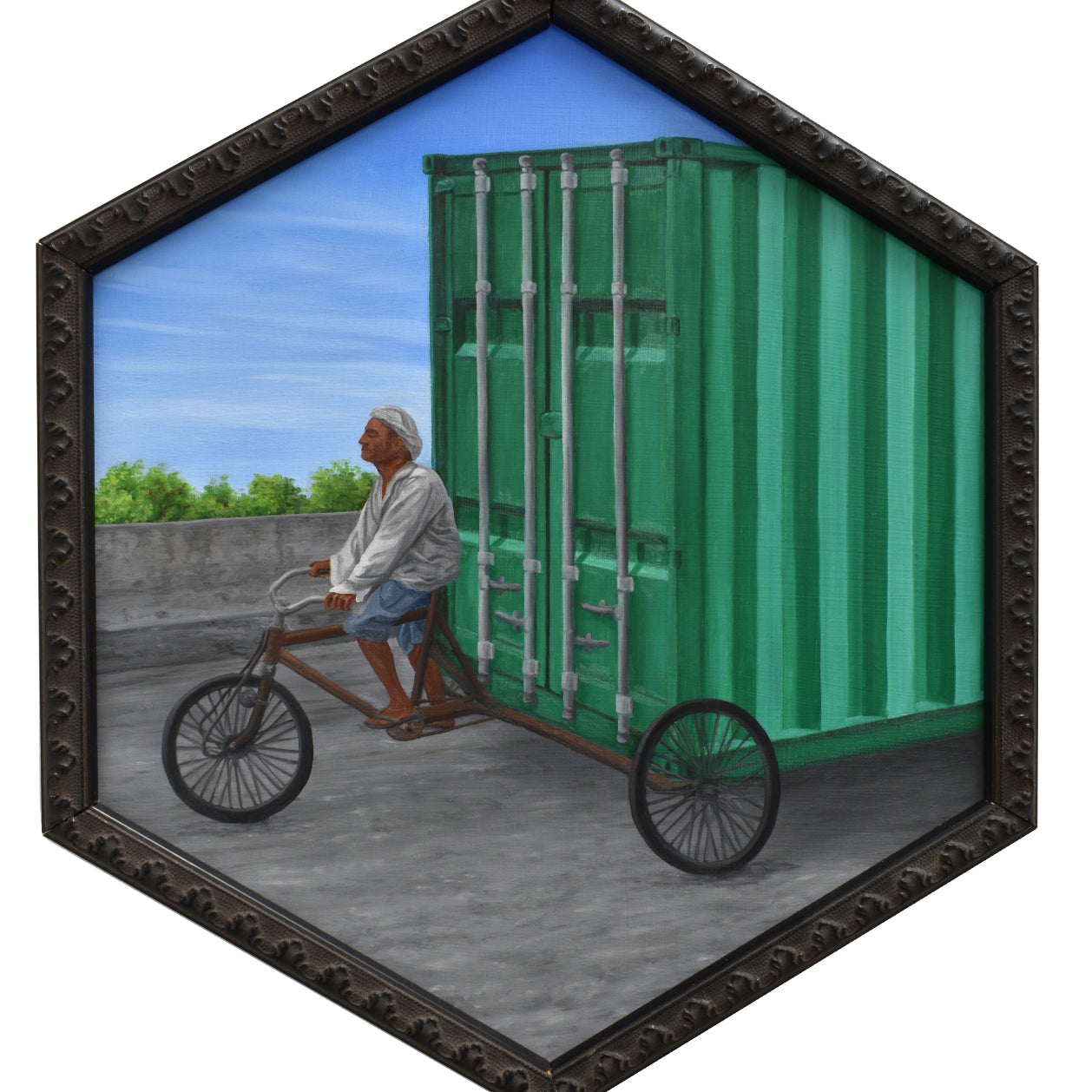 Peter Adamyan - "Bike Rickshaw Cargo Delivery" - Spoke Art